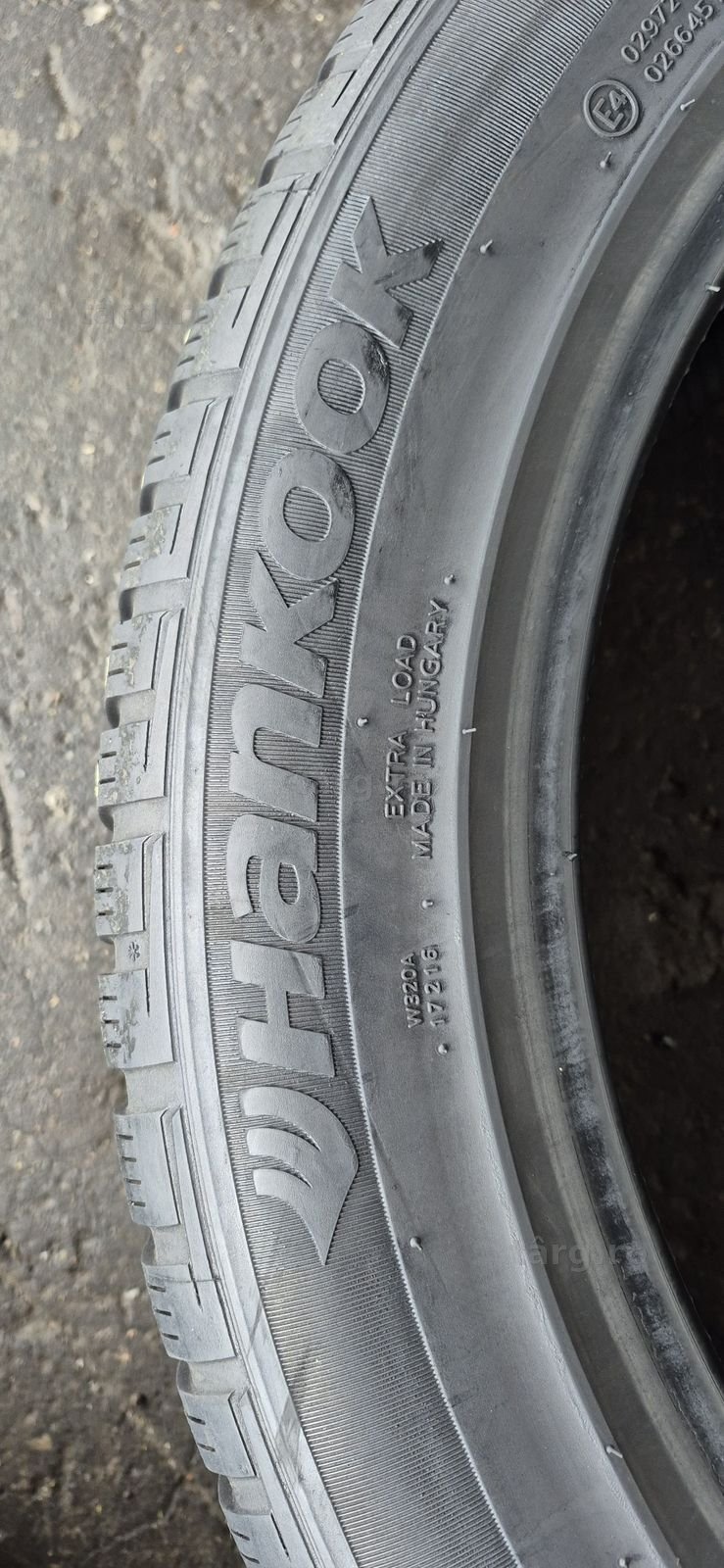 4 anvelope iarna Hankook 285/45/21.Pretul este pe bucata. 4