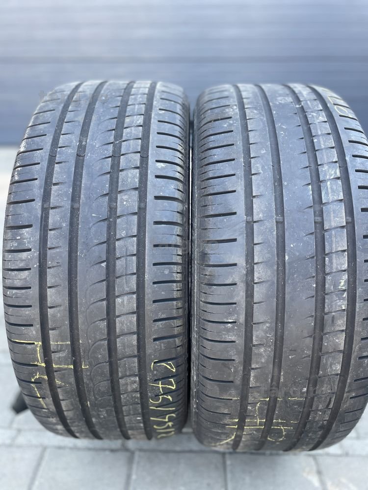 2x 275 45 20 Pirelli Pzero rosso