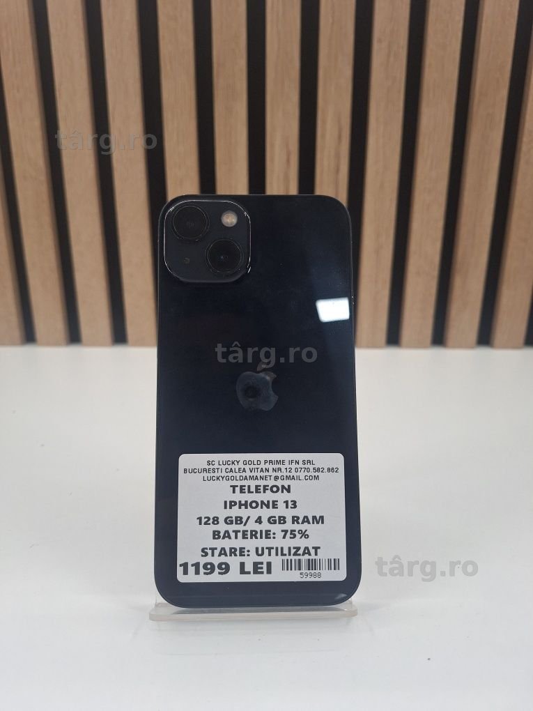 Iphone 13 / 128GB / 75% BAT / #59988