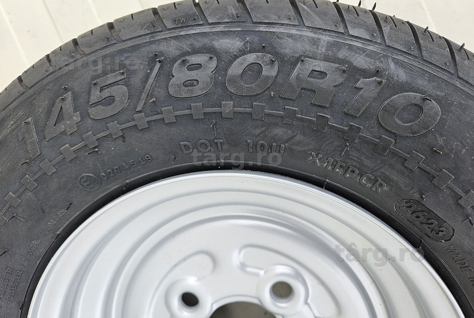 Roata completa SECURITY 145/80 R10, 84N, Janta 3.5Bx10, 4/60/100, ET0 7