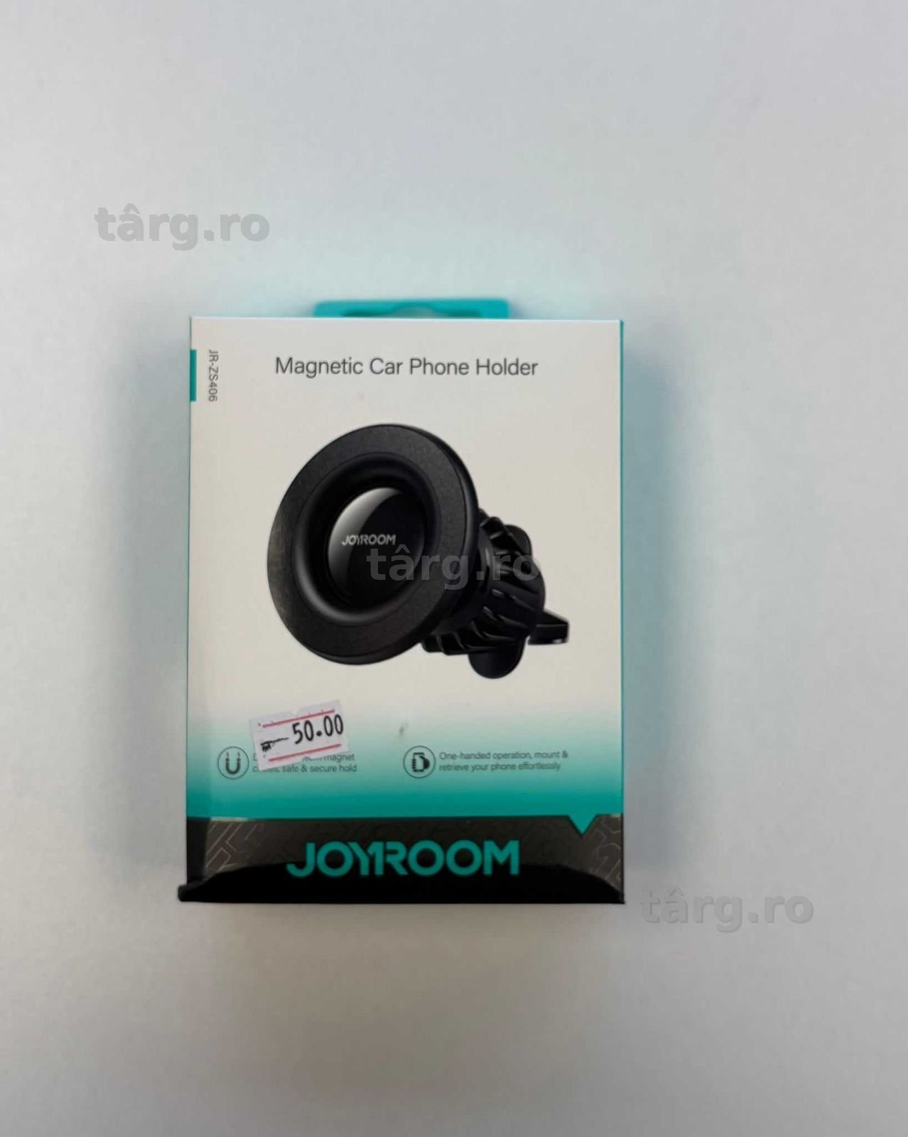 Suport Auto Magnetic, Fixare de Grila ventilatie, Rotativ, Negru 2