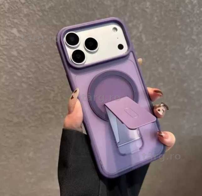 Husa de protectie cu MagSafe si Suport Birou Pliabil pentru iPhone 17 Pro Max 4