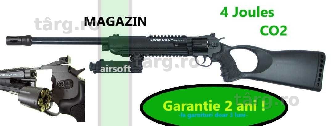 Pusca cu cartuse 4Joules co2 Herd Wolf airsoft C711L