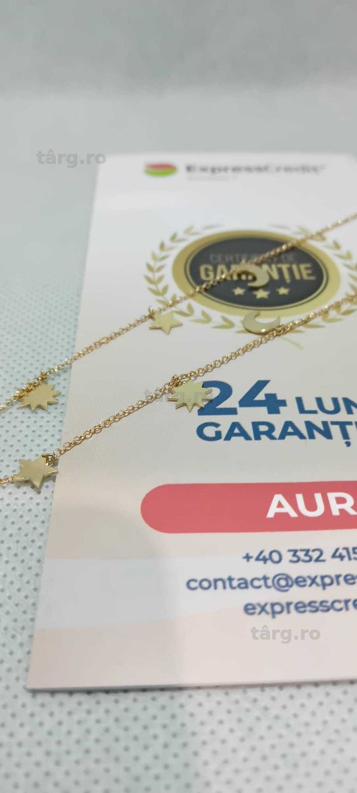 Lant Aur 14K (Ag18 Tutora b.28437) Garantie 2 ani! 2