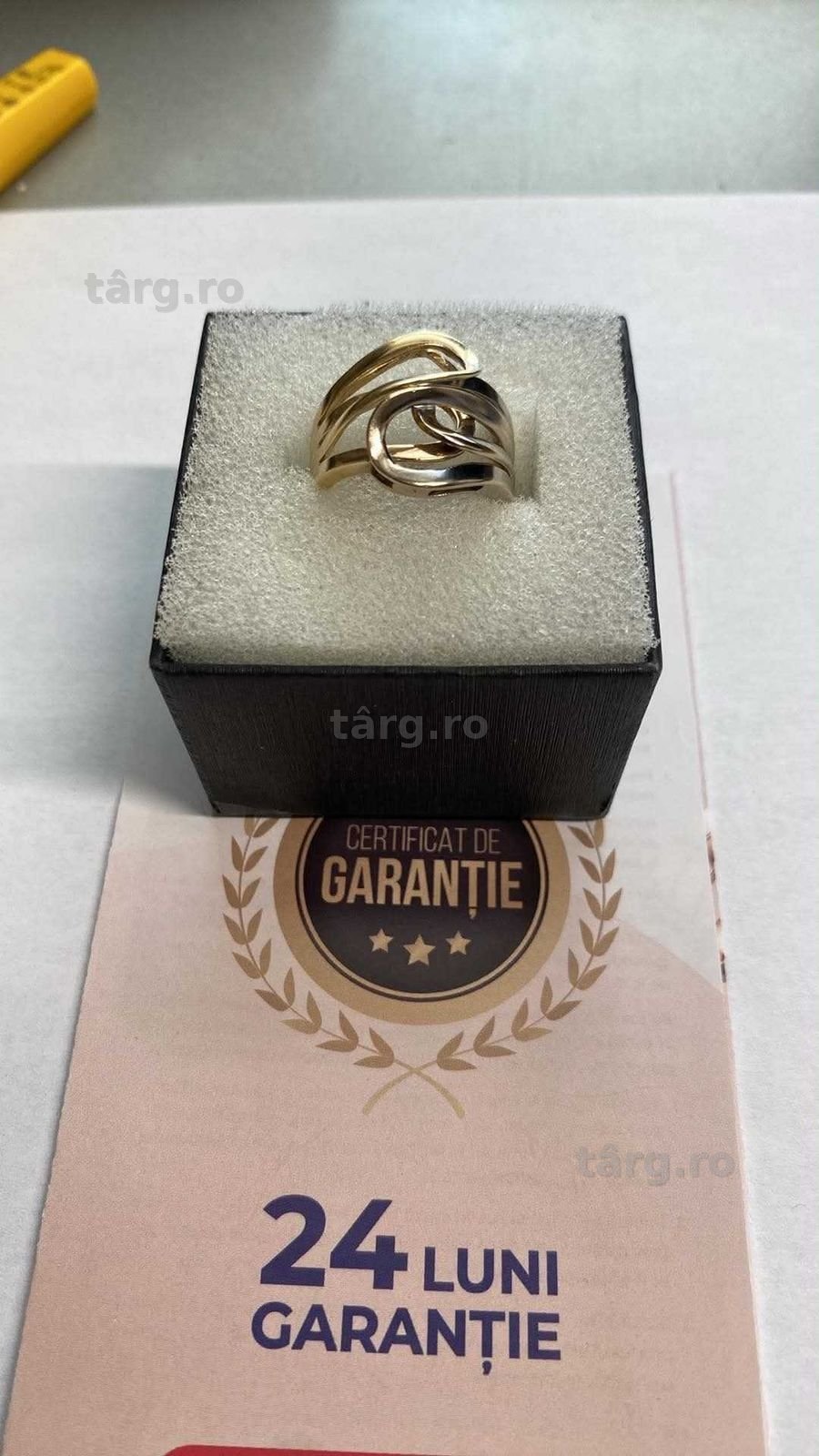Inel aur 14k ) Tomesti b 33456) Garantie 2 ani ! 2