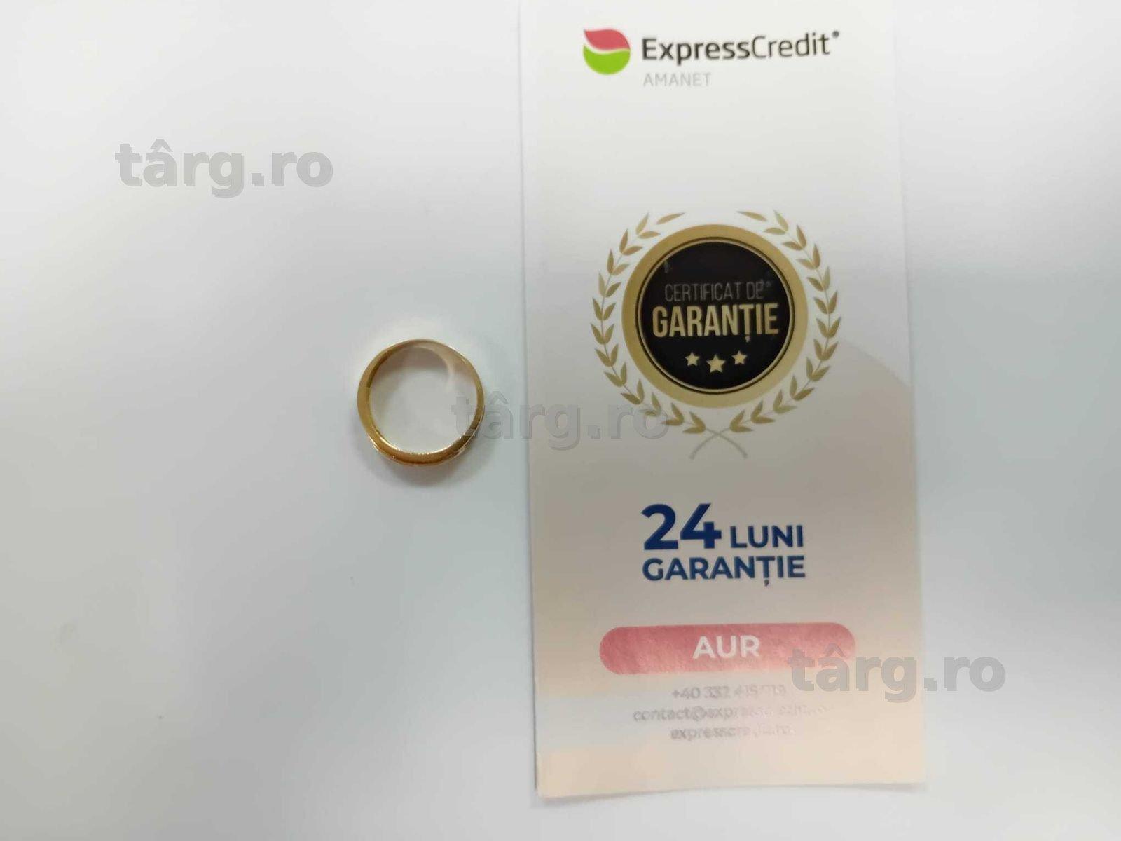 (Ag33) Inel Aur 14K/Garantie 2 ani 2