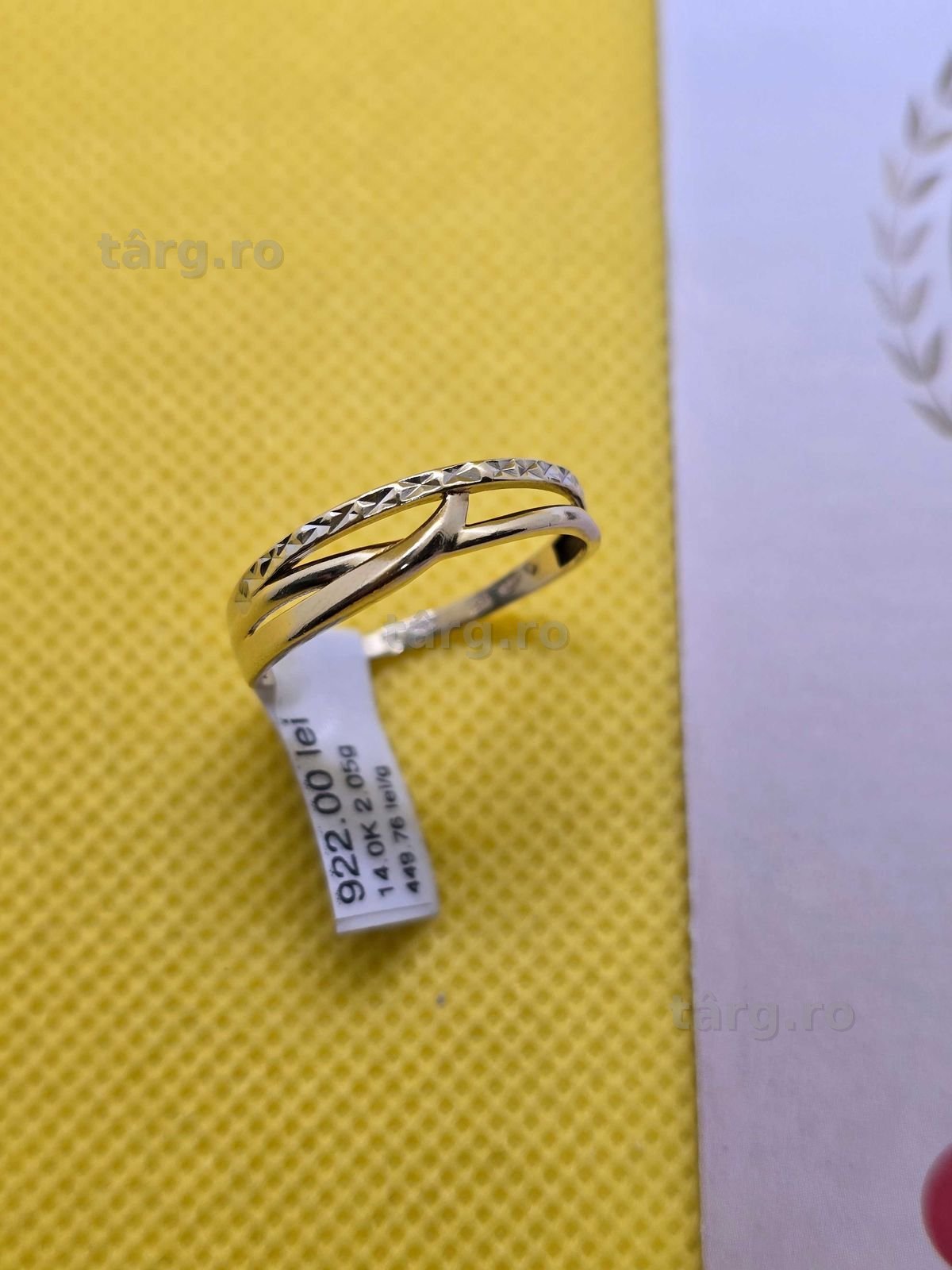 Inel de aur 14k (Ag29 Siraj b.33585.2) Garantie 2 ani 2