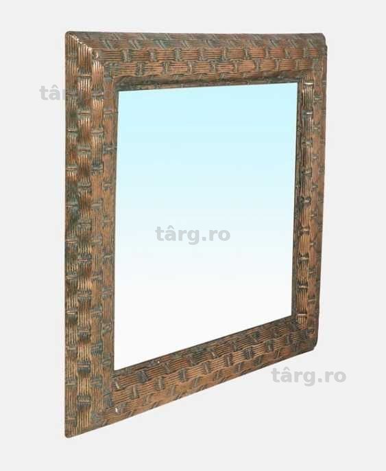 Oglinda vintage, 88x88 cm, Lawrence Grey Home