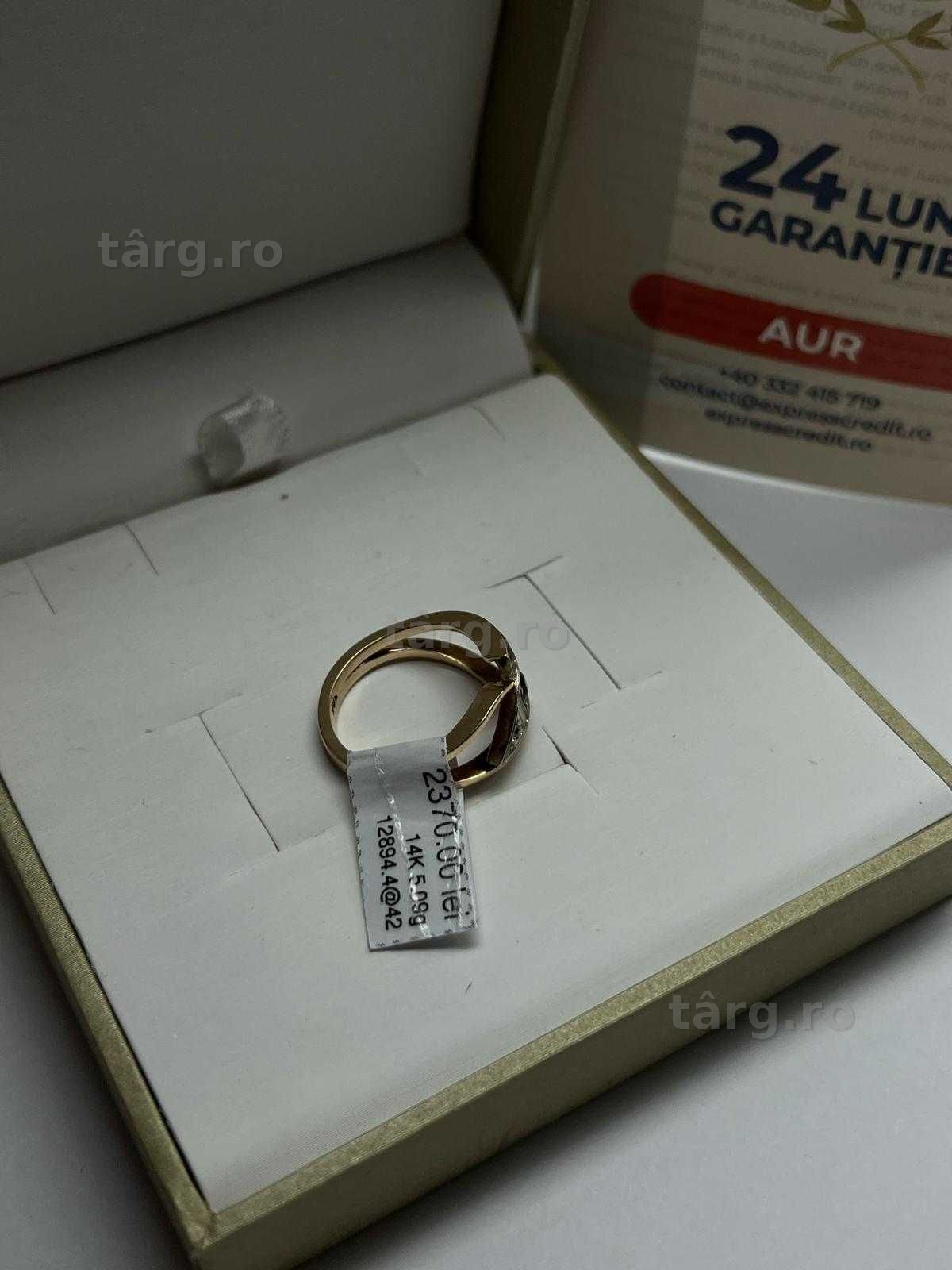 (AG42) Inel aur 14k 5.09g b12894.4 - Garantie 2 ani! 2