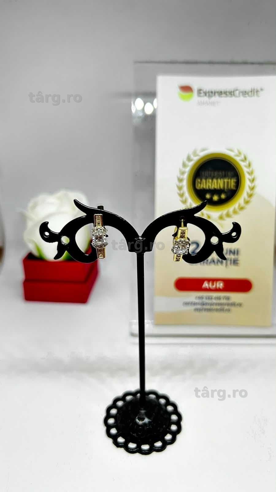 Cercei Aur 14K 3.14g (AG1 Alexandru B54016) - Garantie 2 ani!