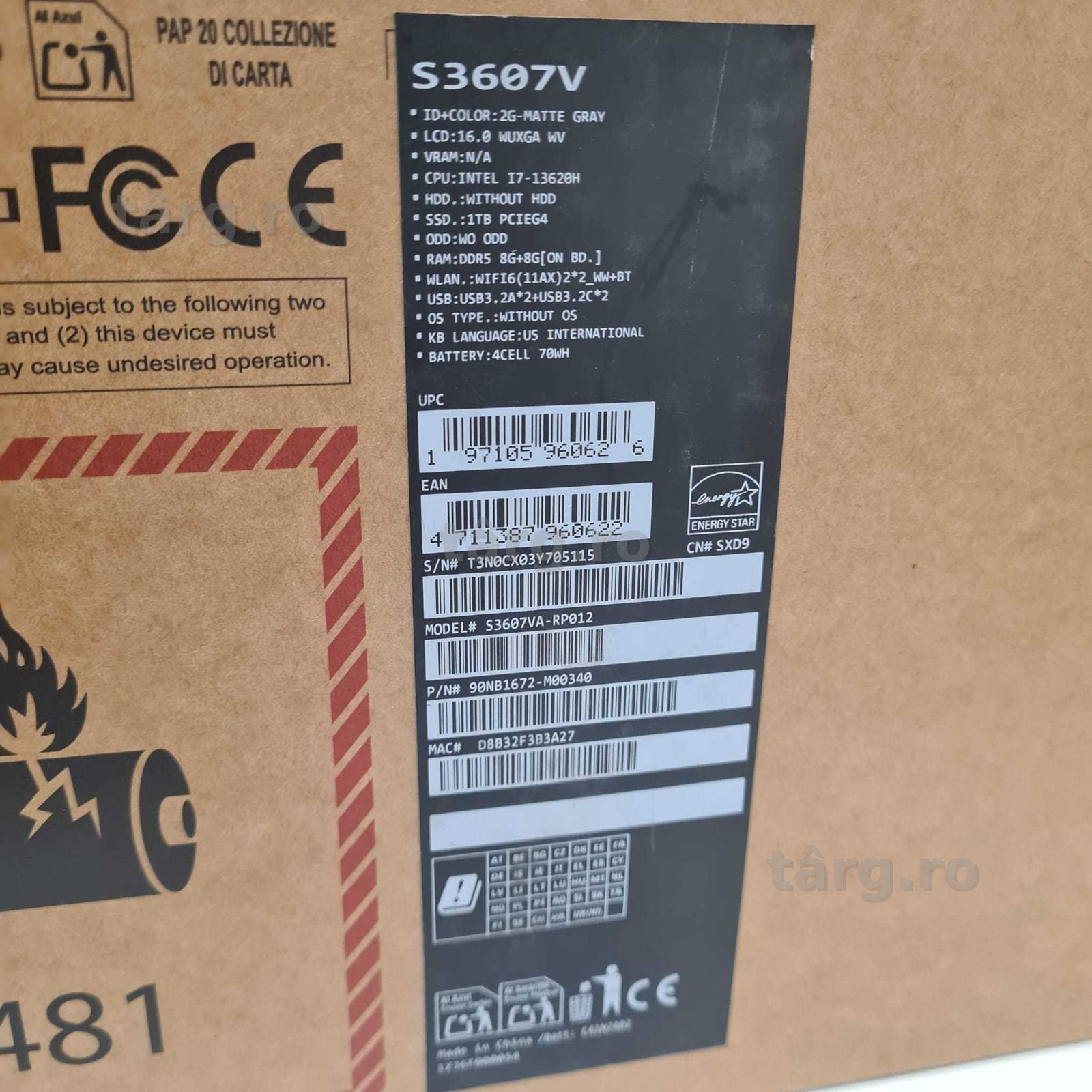 HOPE AMANET P8 Laptop ASsus  Vivobook  S14/s16