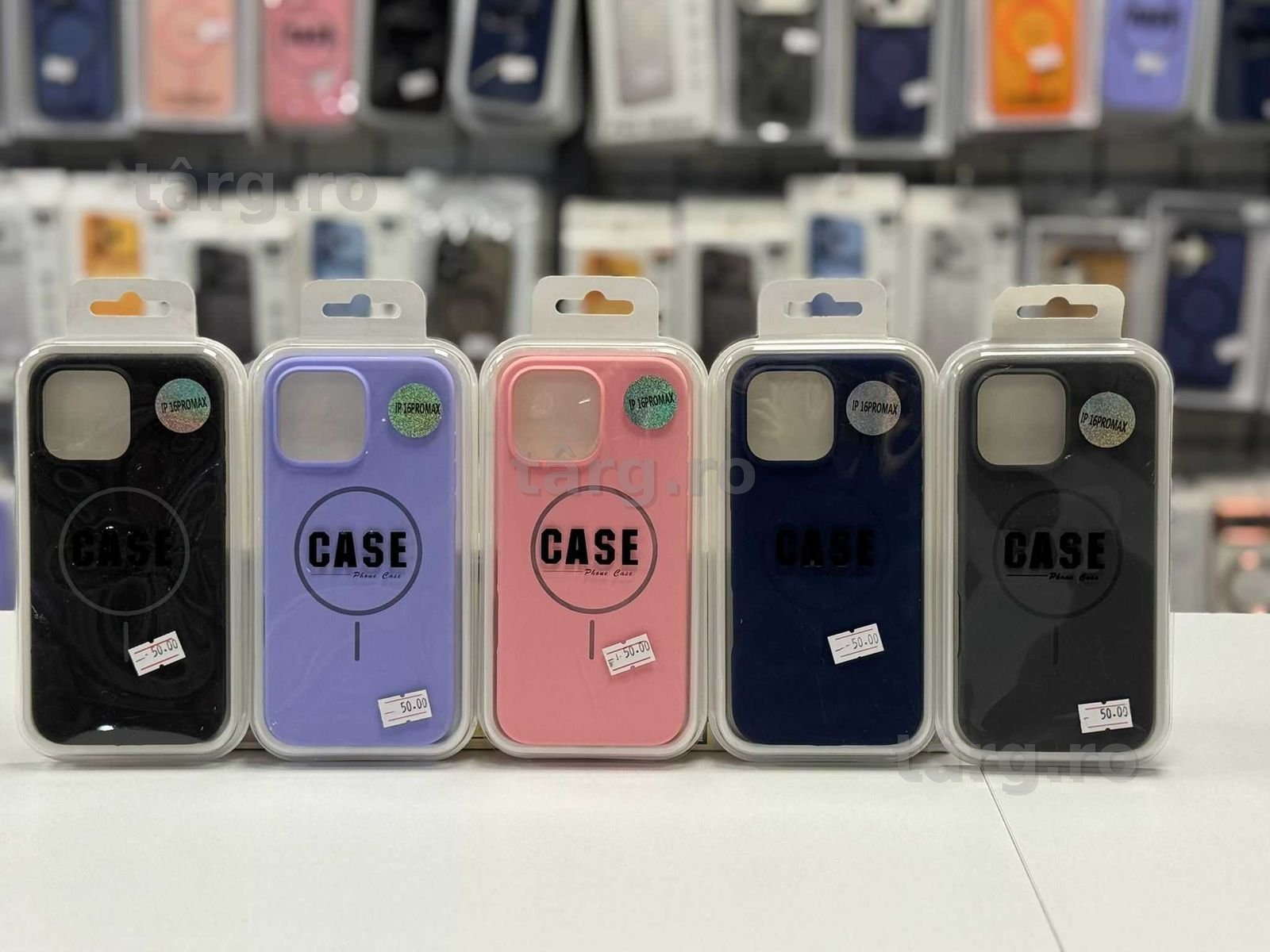Husa silicon cu MagSafe, folie, cablu, incarcator iPhone 16 Pro Max