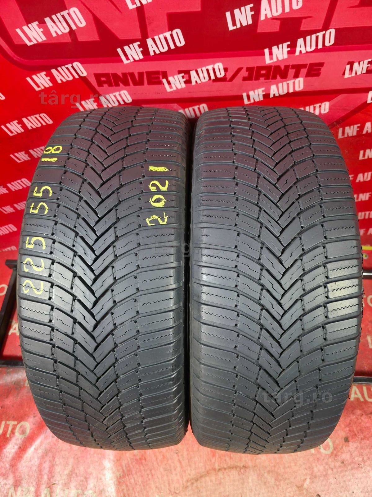 Anvelope VARA IARNA - 225/55/18 - BRIDGESTONE - 5.5 MM - DOT 2021 !