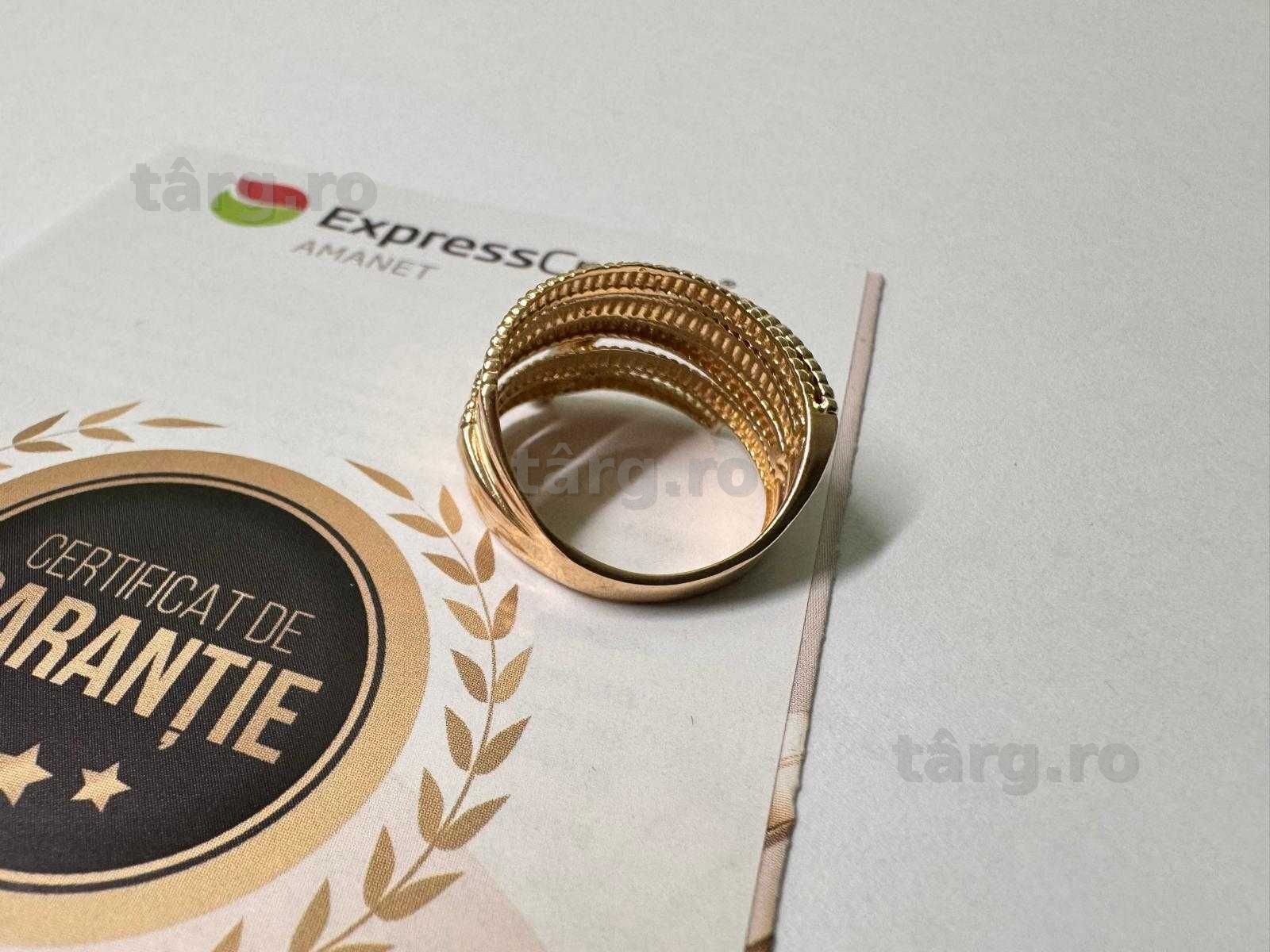 Inel aur 14K 3.68g (B.61666 Tatarasi) Garantie 2 ani 2