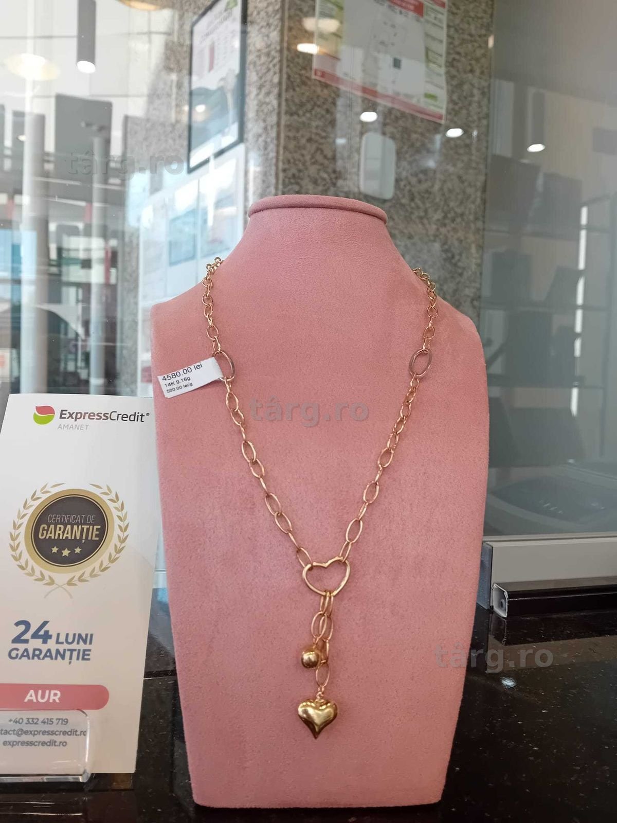 Colier aur 14k 9.26g 45cm (Iulius Mall)(B-477.1) Garantie 2 ani!