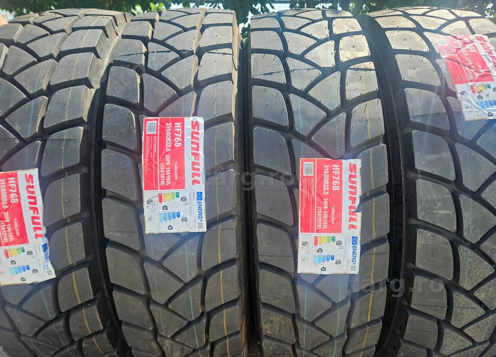315/80 R22.5, 156L, SUNFULL 20PR, Anvelope tractiune ON/OFF PROMO