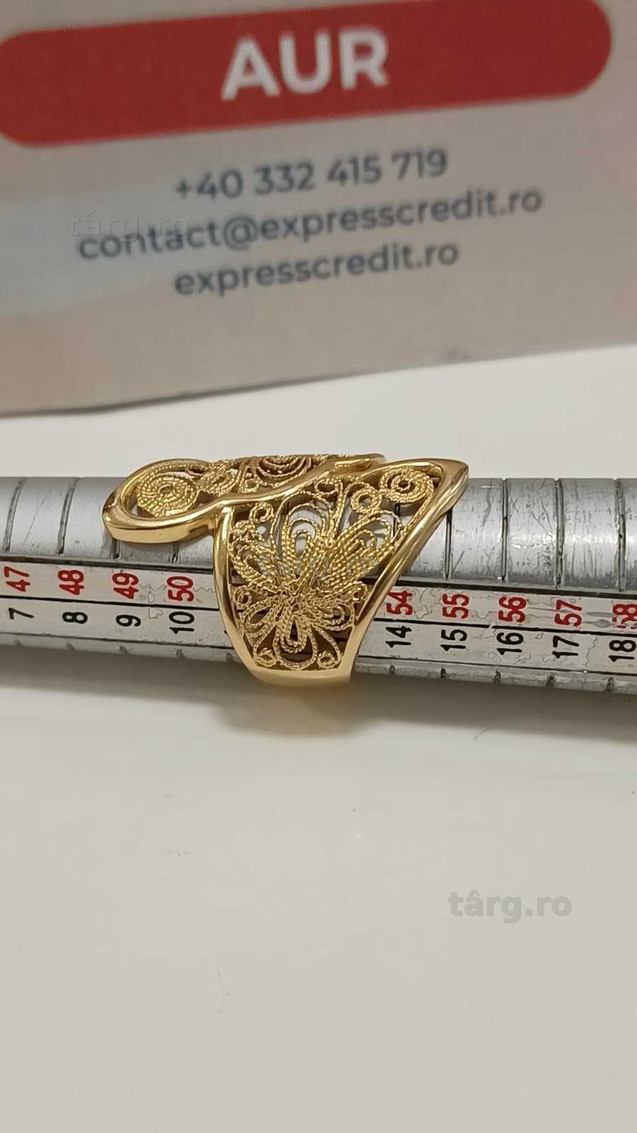 Inel aur 18K 8.04gr [AG24 Harlau B.45430.3] - Garantie 2 ani! - Ridicare din agentie! 4