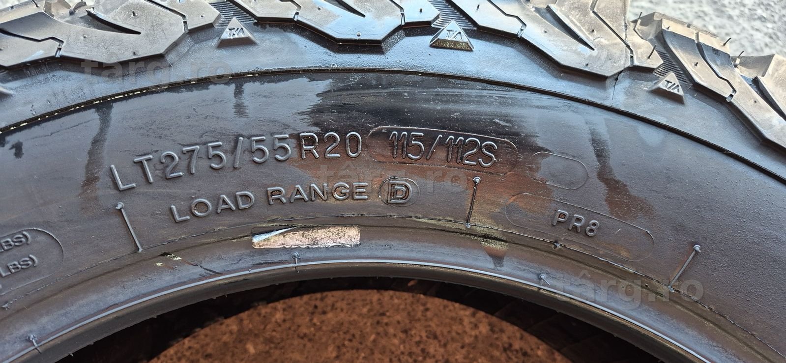 4 anvelope All-Terrain iarna BFGoodrich 275/55/20.Pretul este pe buca 6