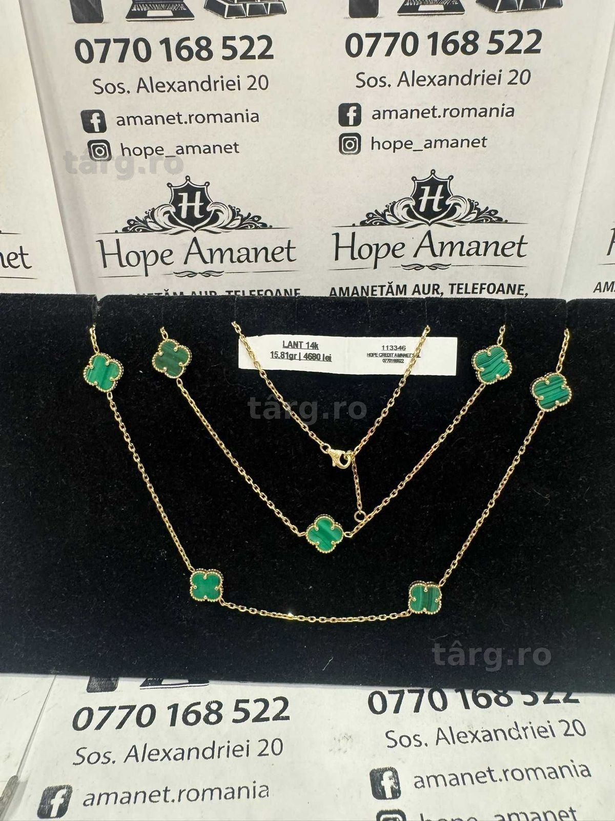 Hope Amanet P1/Lant din aur 14k/Cod 113346