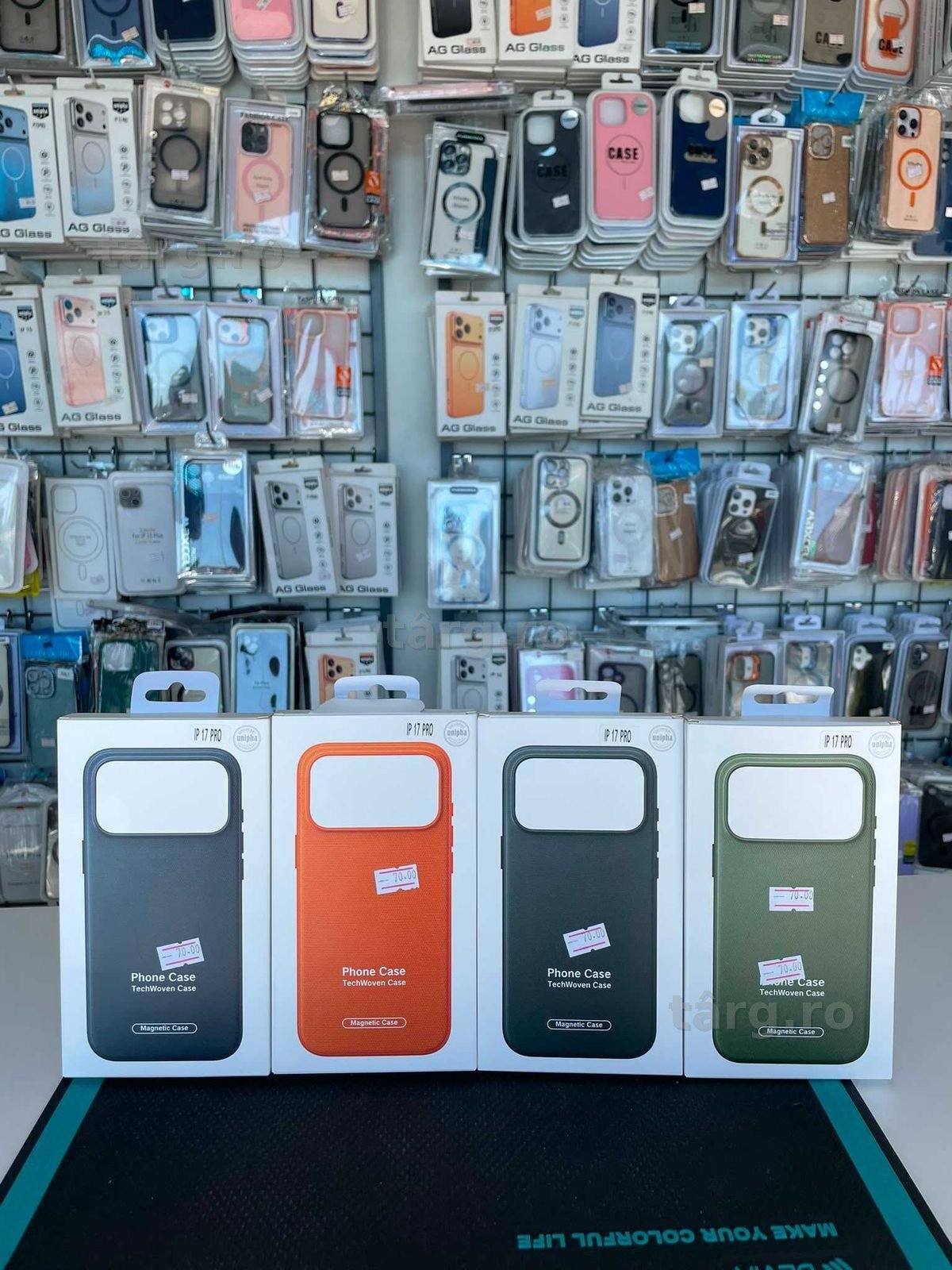 Husa cu MagSafe gen TechWoven pentru iPhone 17 Pro