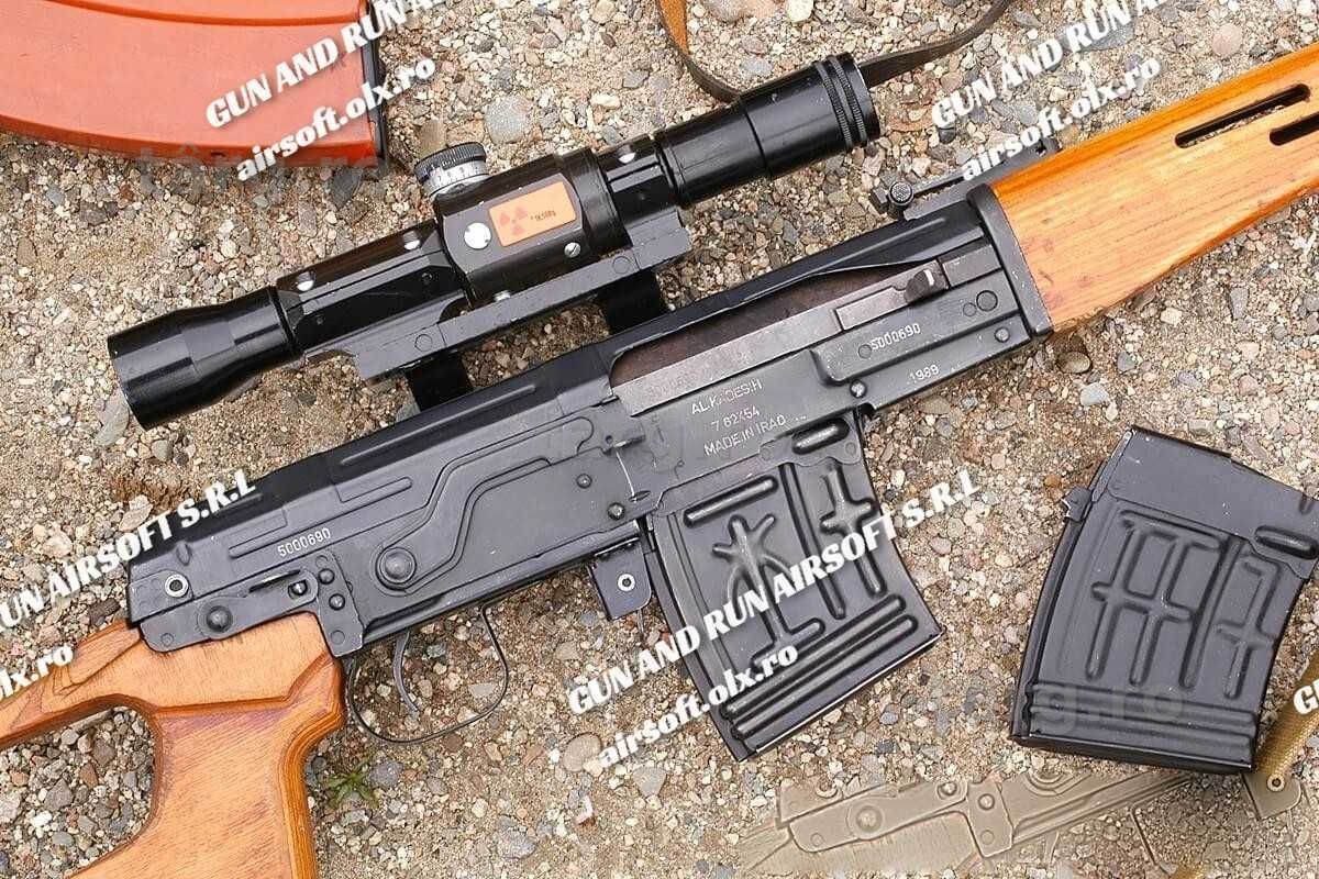 PUSCA DRAGUNOV MODIFICATA MAX! (Sniper 5.8J) Completa + Armare Manuala