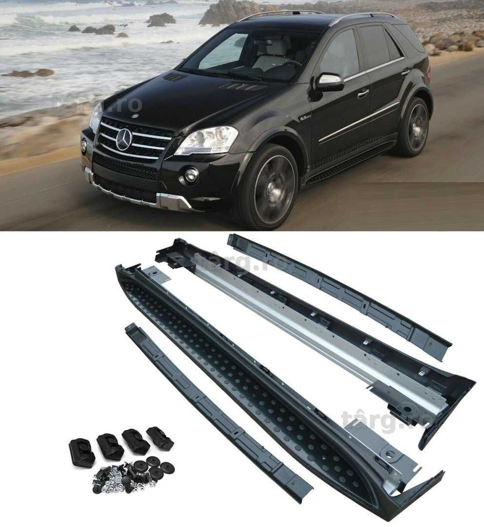 Praguri/trepte din aluminiu pentru Mercedes Benz ML W164 (2005-2011)