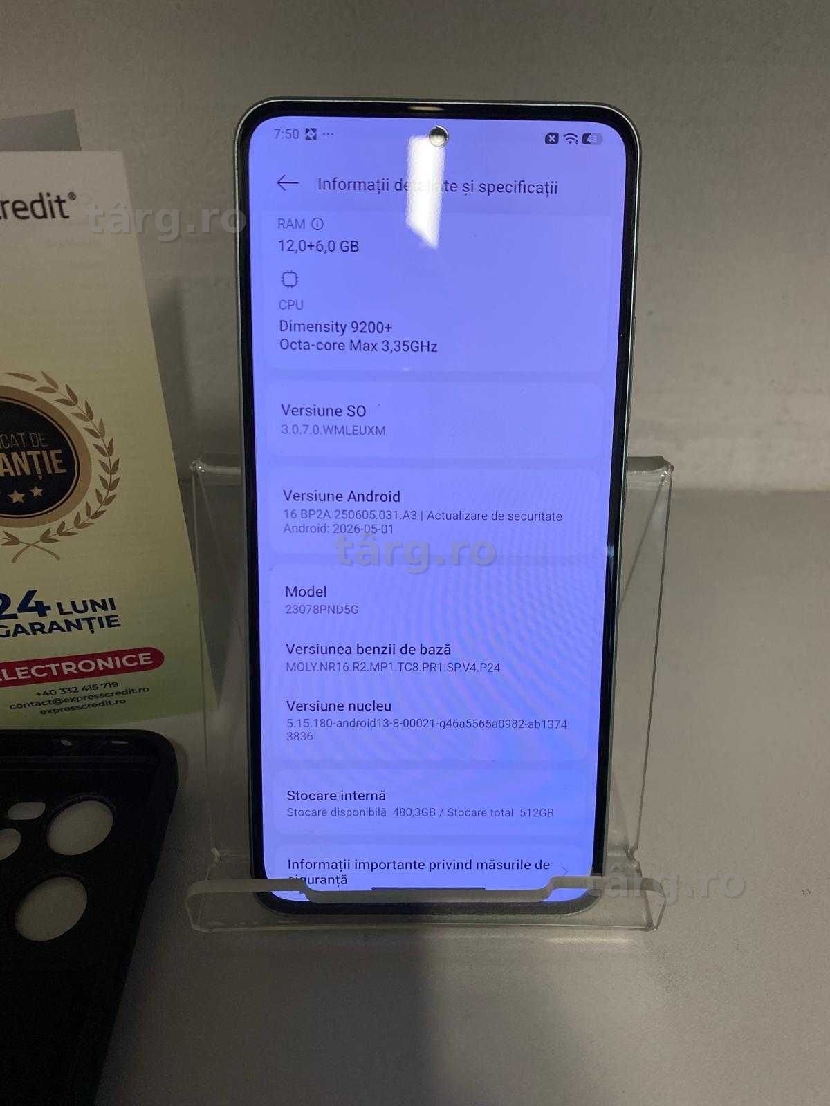 Telefon Xiaomi 13T Pro (AG15 Gara 1 B34154) Garantie 2 ani