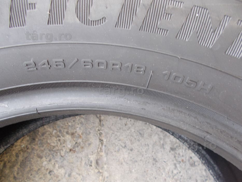4 anvelope MS 245 60 18 goodyear dot 2018 profil 8,2 mm 4