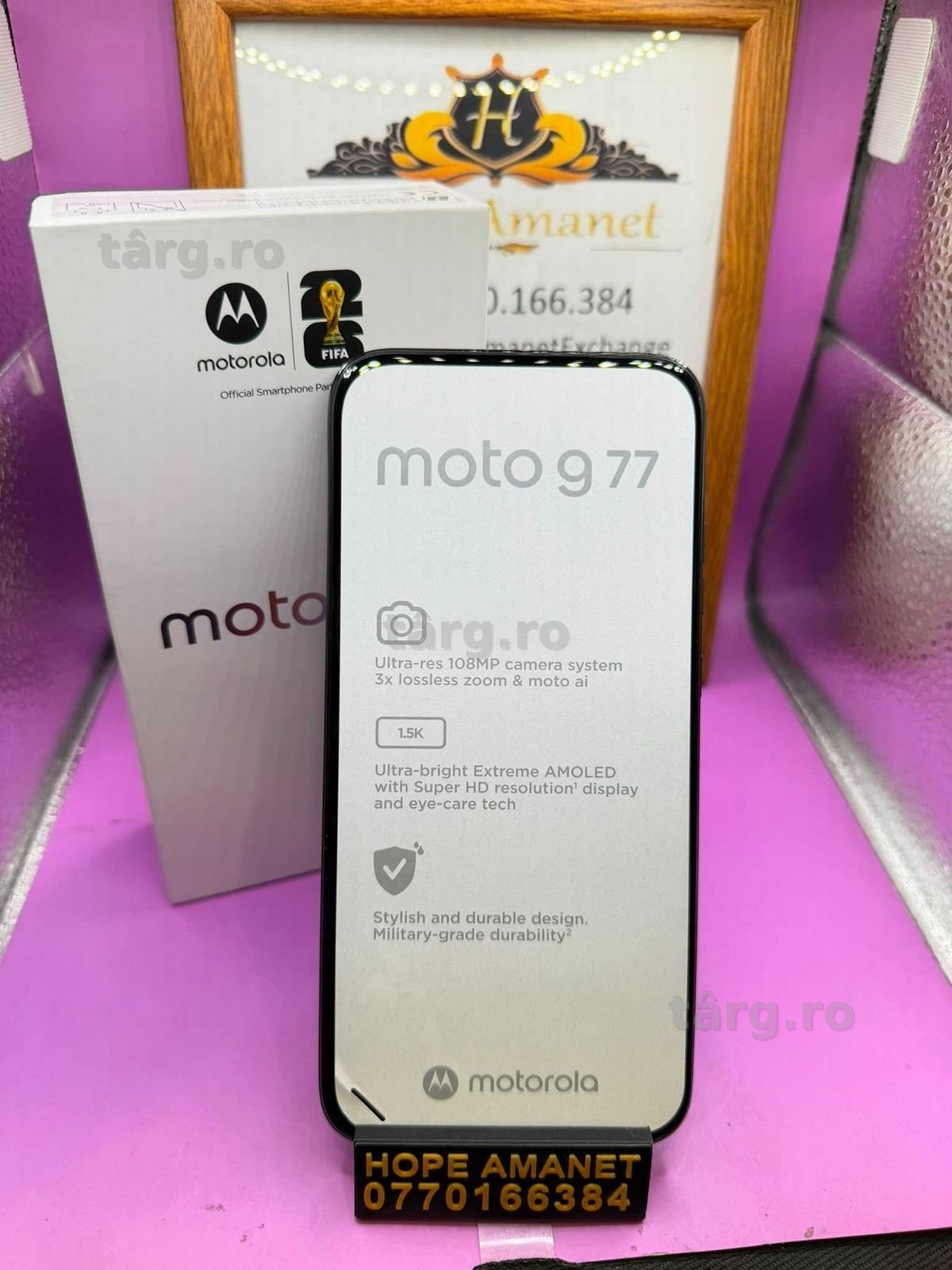 HOPE AMANET P2-Moto g77 desigilat de proba 256 GB/8 RAM 2