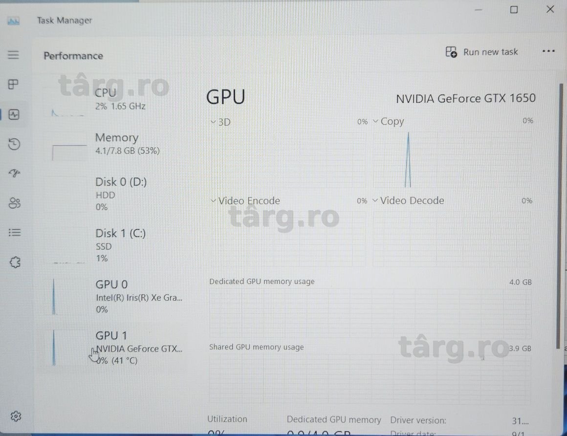 Hope Amanet P11 - Lenovo Ideapad Gaming / i5-11320H / 8GB RAM / 1TB HDD / 256GB SSD / GEFORCE GTX 1650 / Garantie / 75178 3