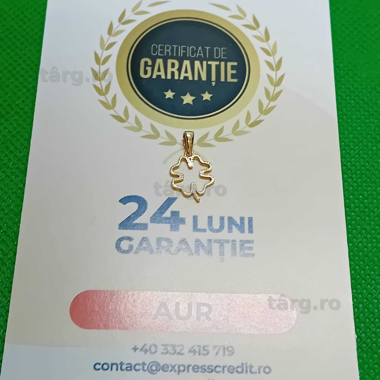 Pandantiv  aur 14k 0.47 gr (AG4 Dacia b.51895.1)Garantie 2 ani 2