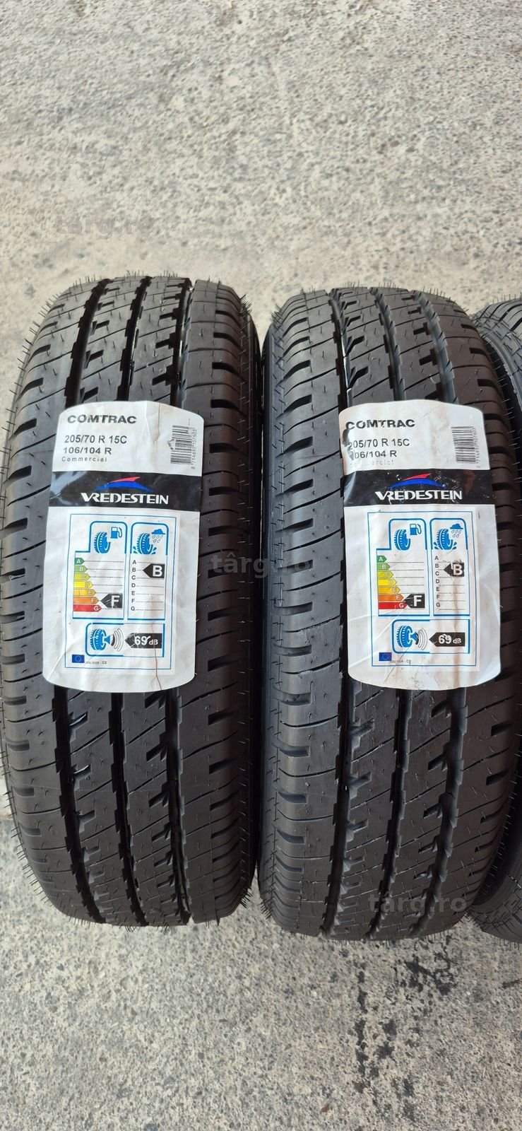 4 anvelope vara noi Vredestein 205/70/15C,dot 2024.Pretul este pe bucata. 2