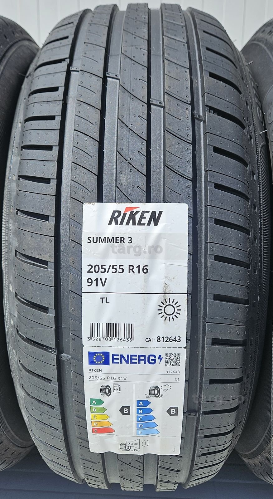 205/55 R16 91V RIKEN (by Michelin) Anvelope vara B/B/71 3