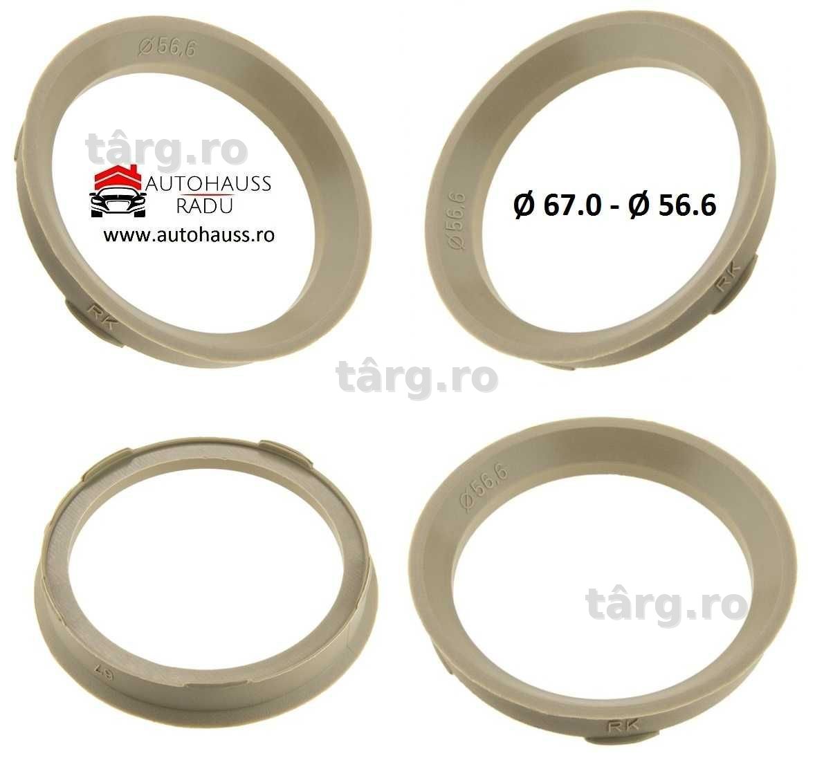 Inele de centrare Ghidaj Opel Chevrolet 67.0 - 56.6  Made in Germany