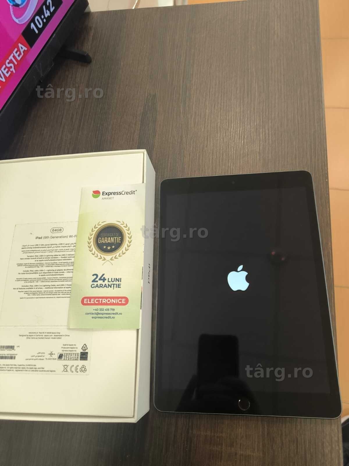 Tableta Apple iPad 10.2" 9th Gen 2021 64GB (Ag24 Harlau b.46275) - 24 Luni Garantie! 3
