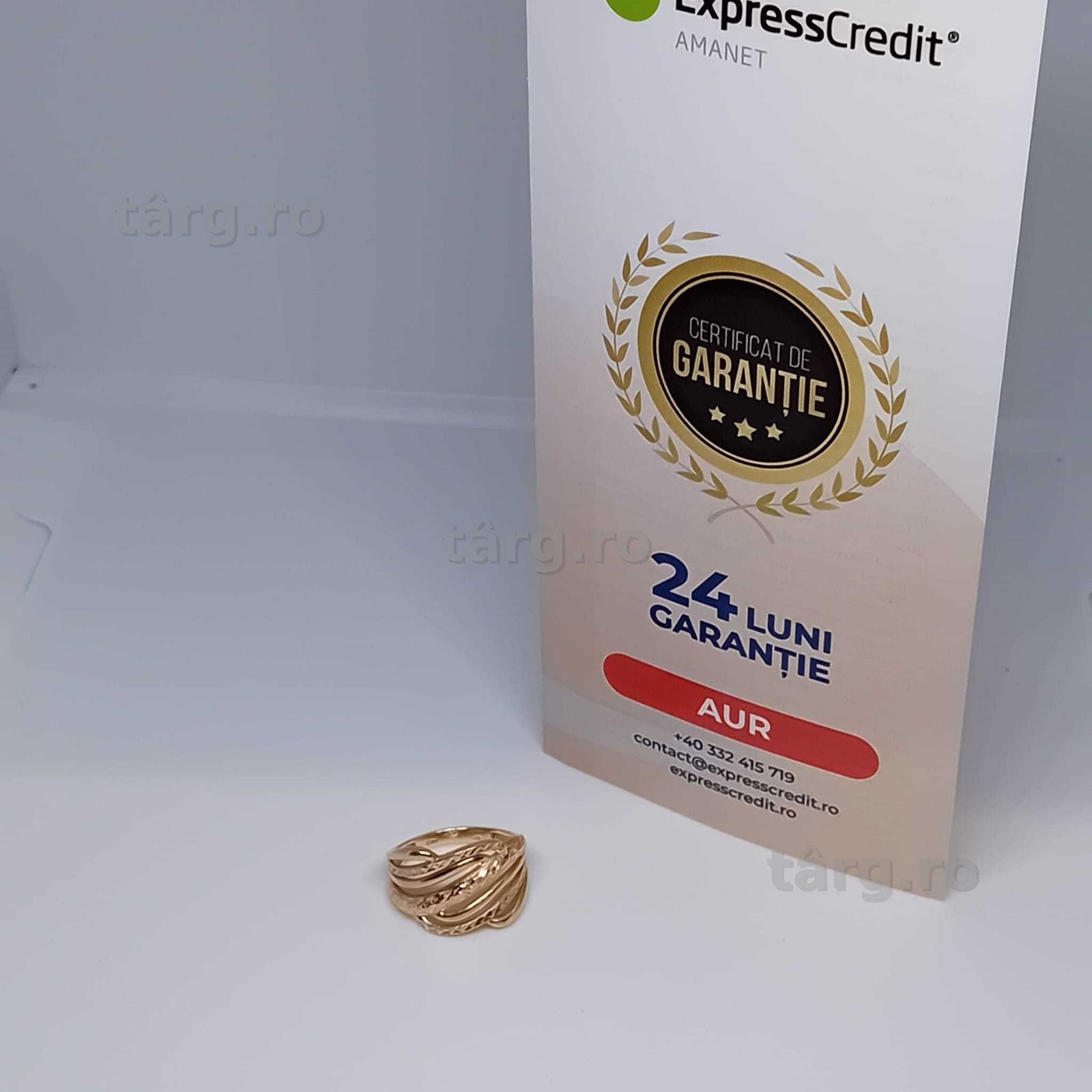 Inel Aur 14K 3.08g (Ag4 Dacia B.52011.1) Garantie 2 ani