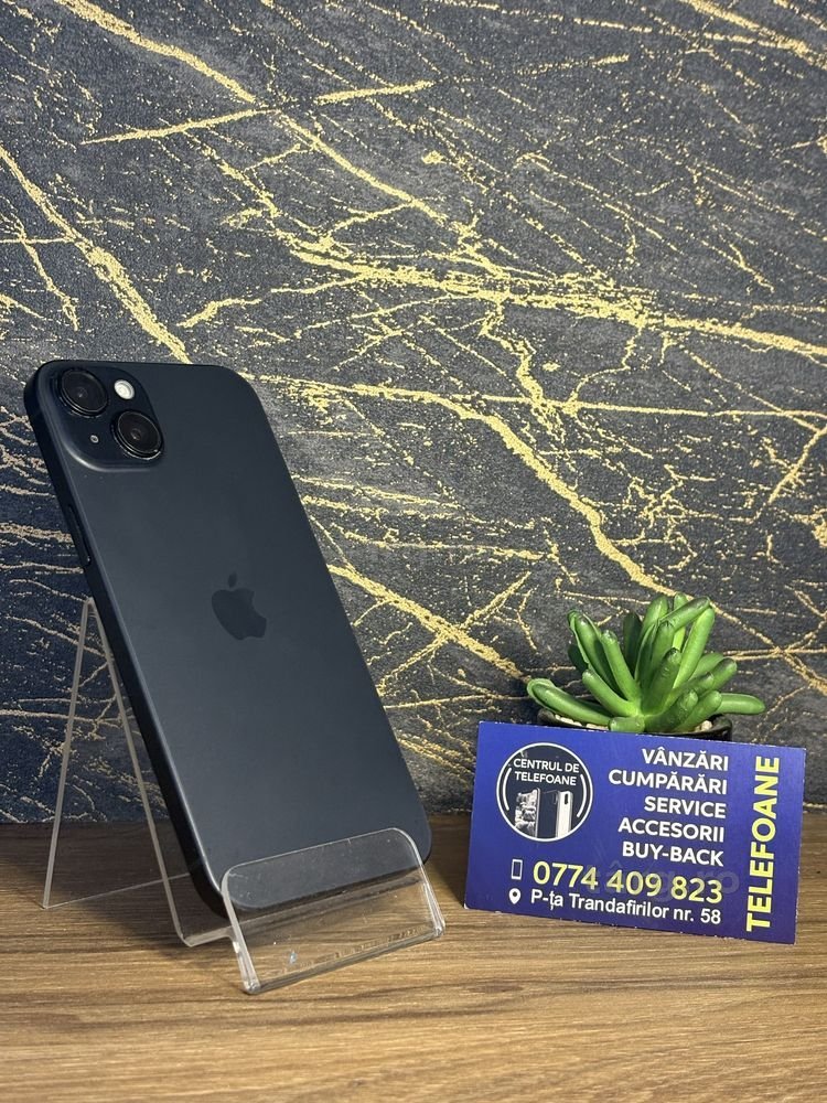 Iphone 15 Plus/128GB/2 Ani Garantie Centrul de Telefoane/rate