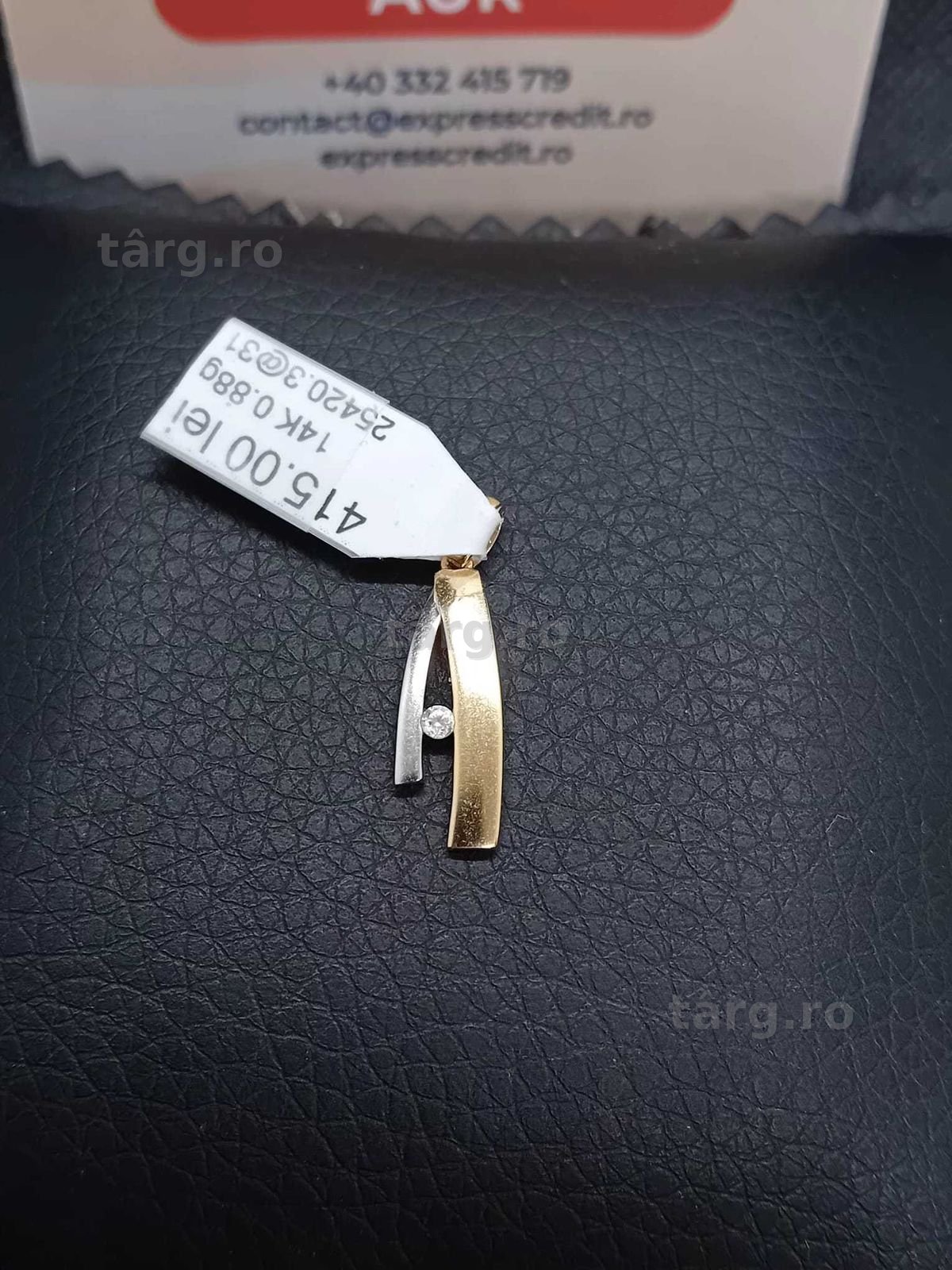 Medalion aur 14k 0.88g (B.25420.3 AG31 Barboi) Garantie 2 ani! 2