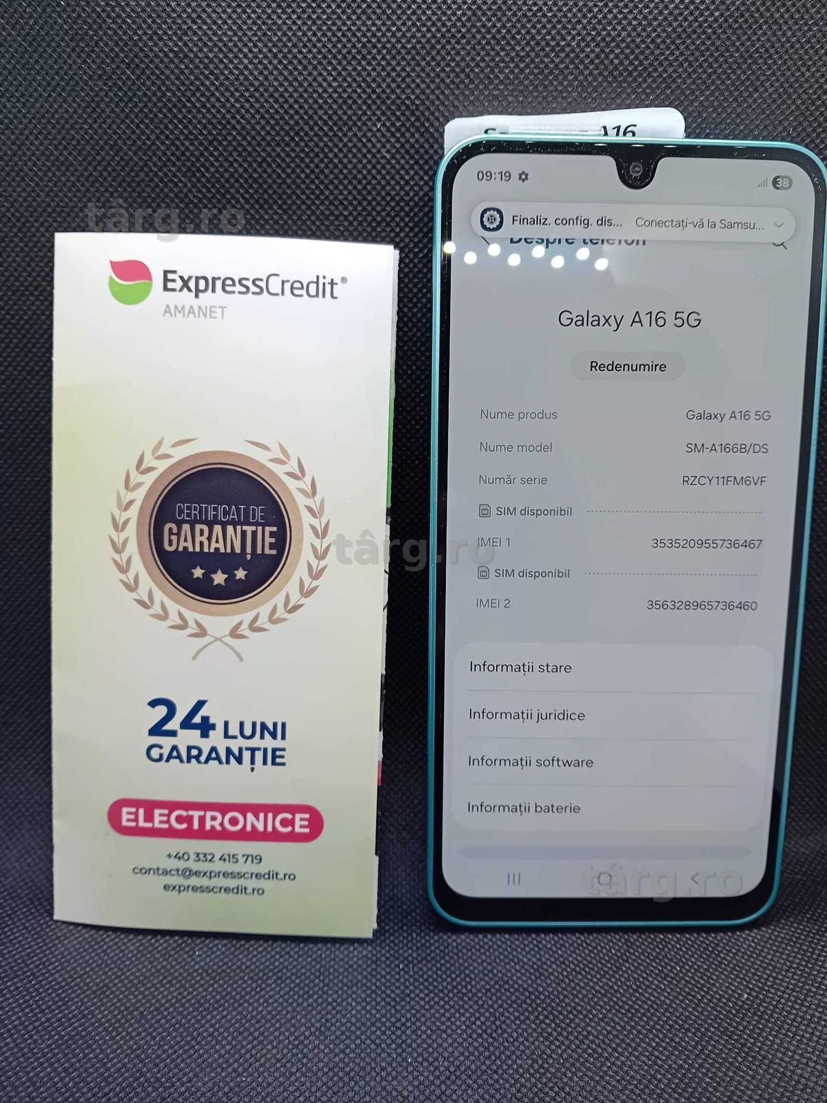 Samsung A16 4GB/128GB (B.25965 AG31 Barboi) Garantie 2 ani! 2