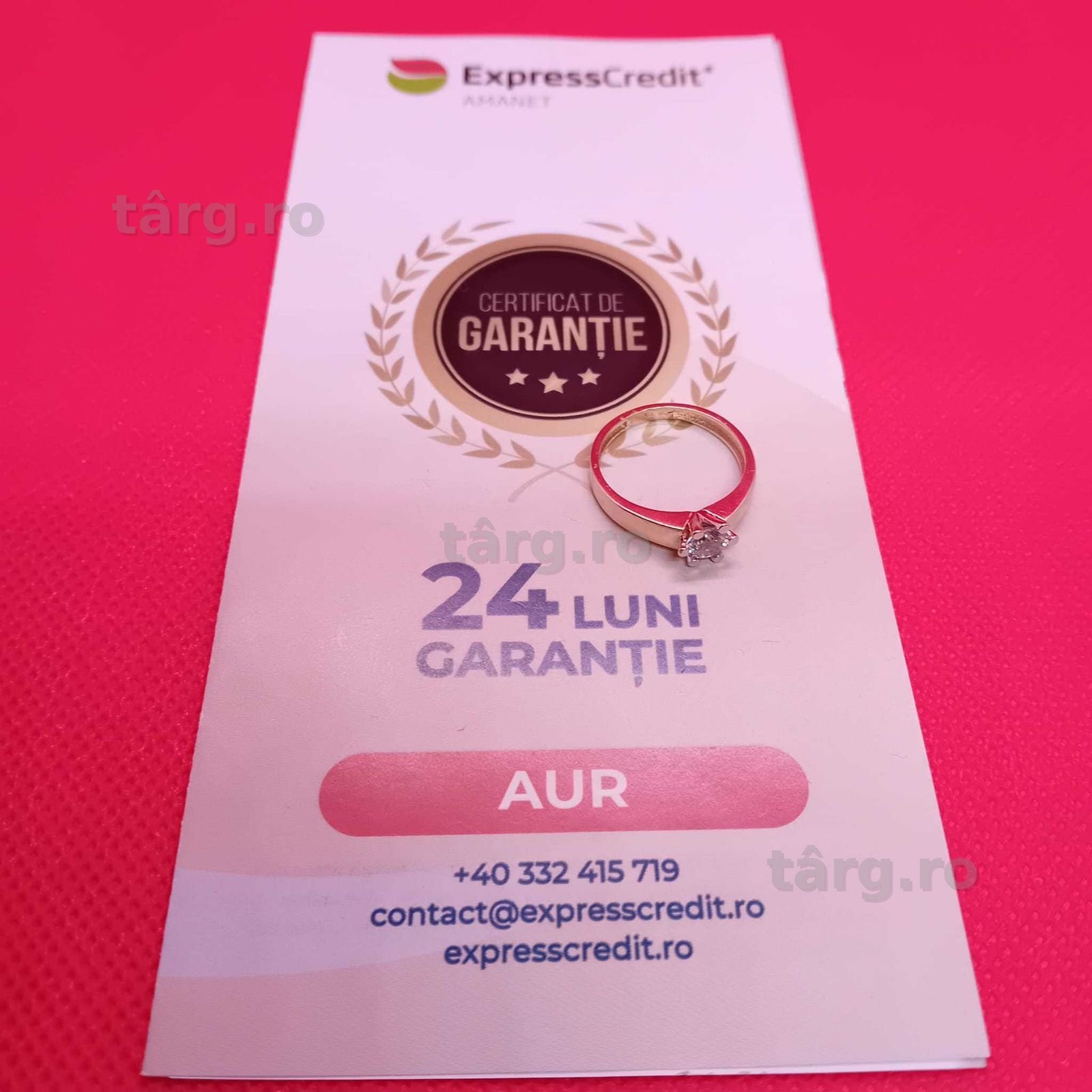 Inel aur 14k 2.08 g (Ag4 Dacia B50736.2)-Garantie 2 Ani 3