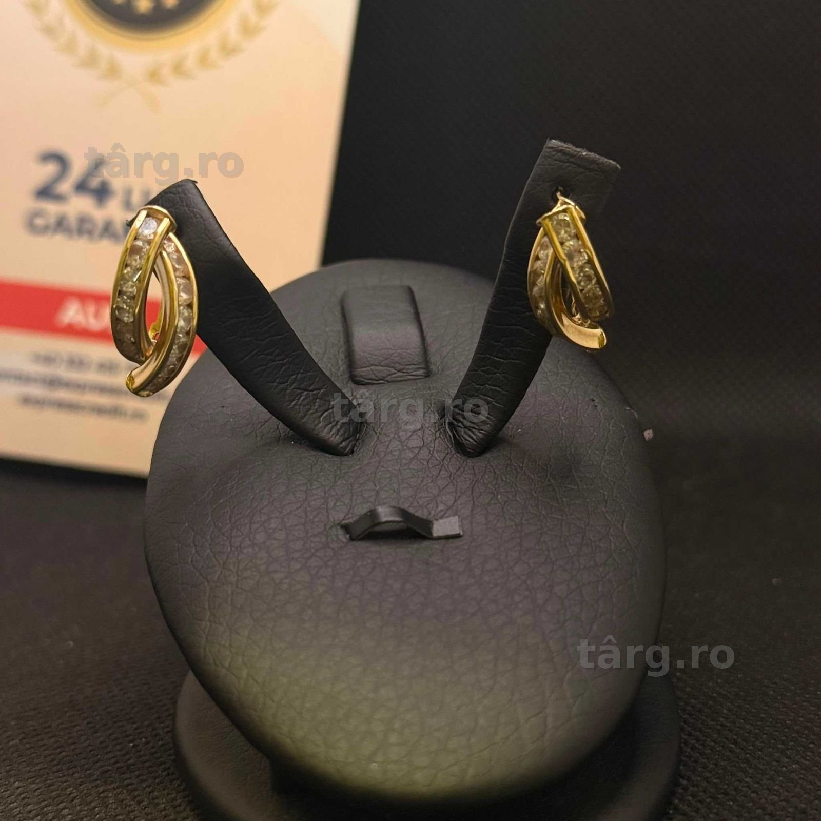 Cercei aur 14K 3.57g (AG15 Gara 1 B33985.4) Garantie 2 ani!
