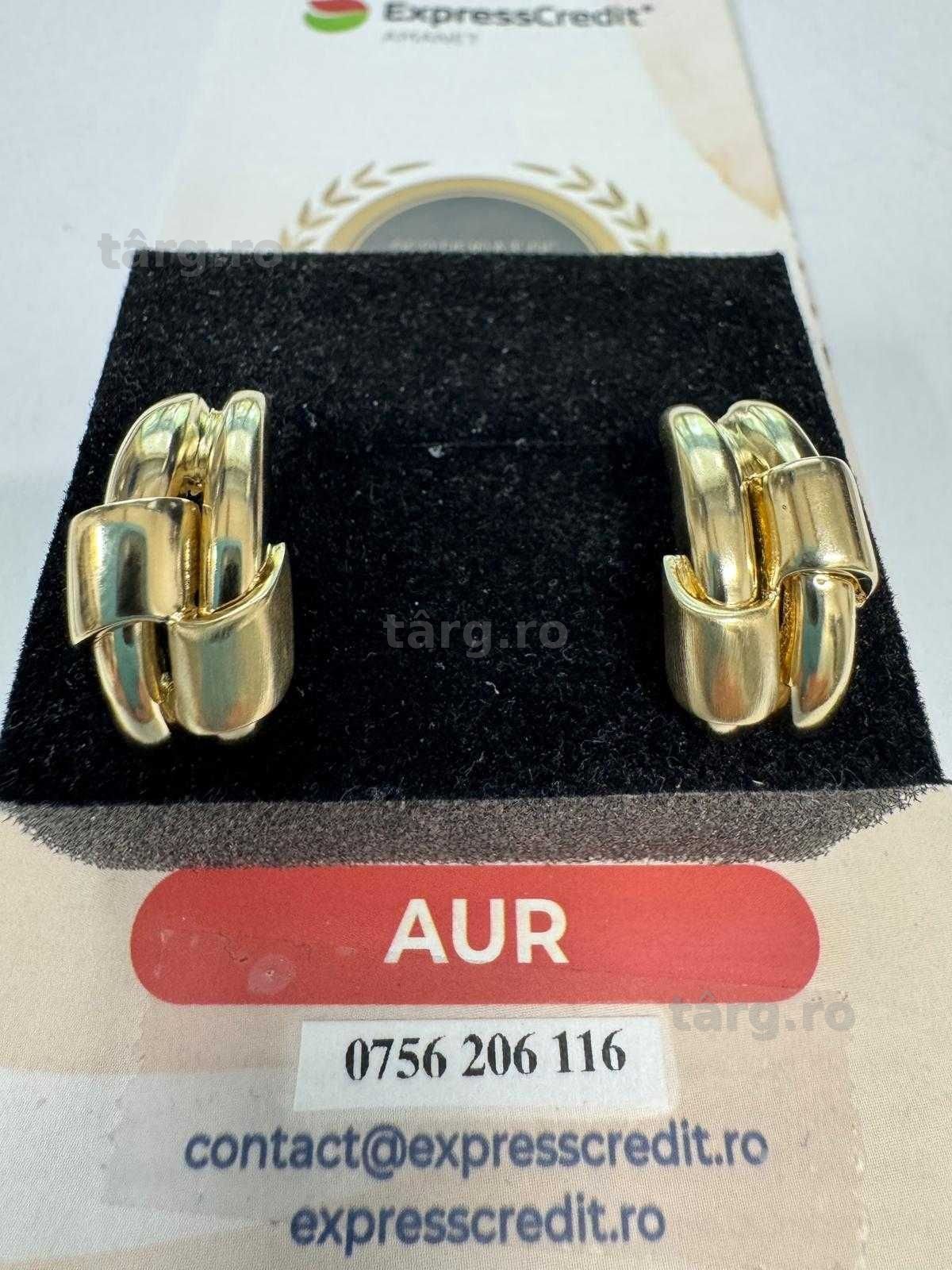Cercei din aur 14k (70024.1/ 10 Pacurari 1) garantie 2 ani!