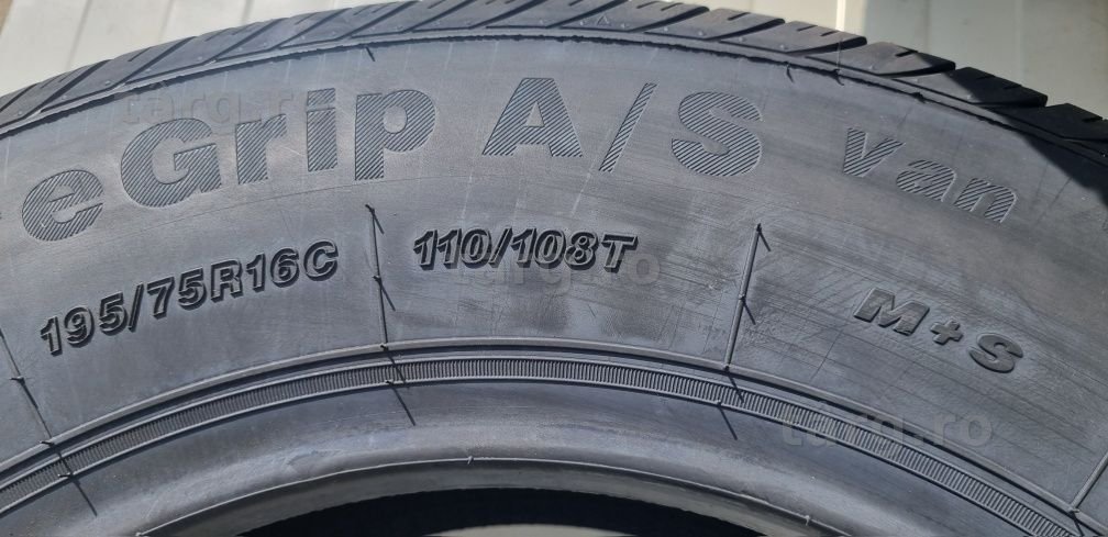 195/75 R16C, 110T (de greutate), GRIPMAX, Anvelope mixte M+S 4