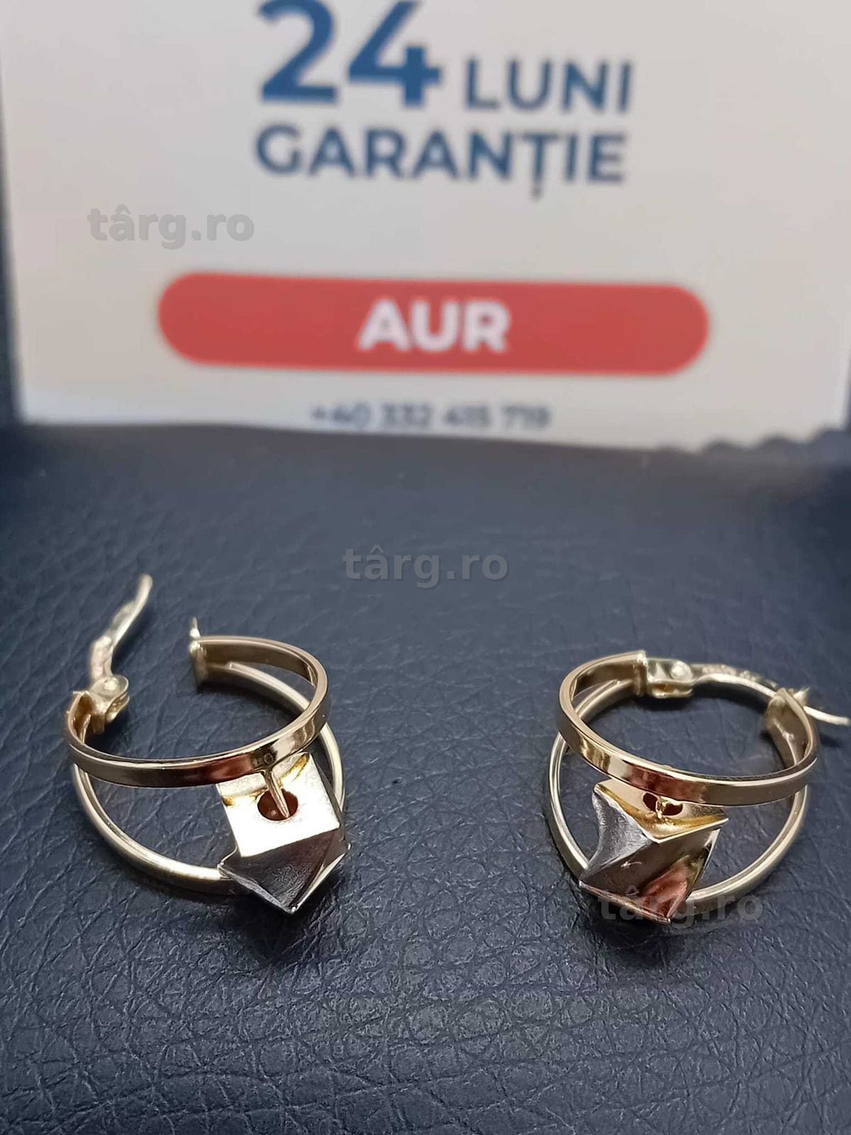 Cercei aur 14k 2.43g (B.25325 AG31 Barboi) Garantie 2 ani!