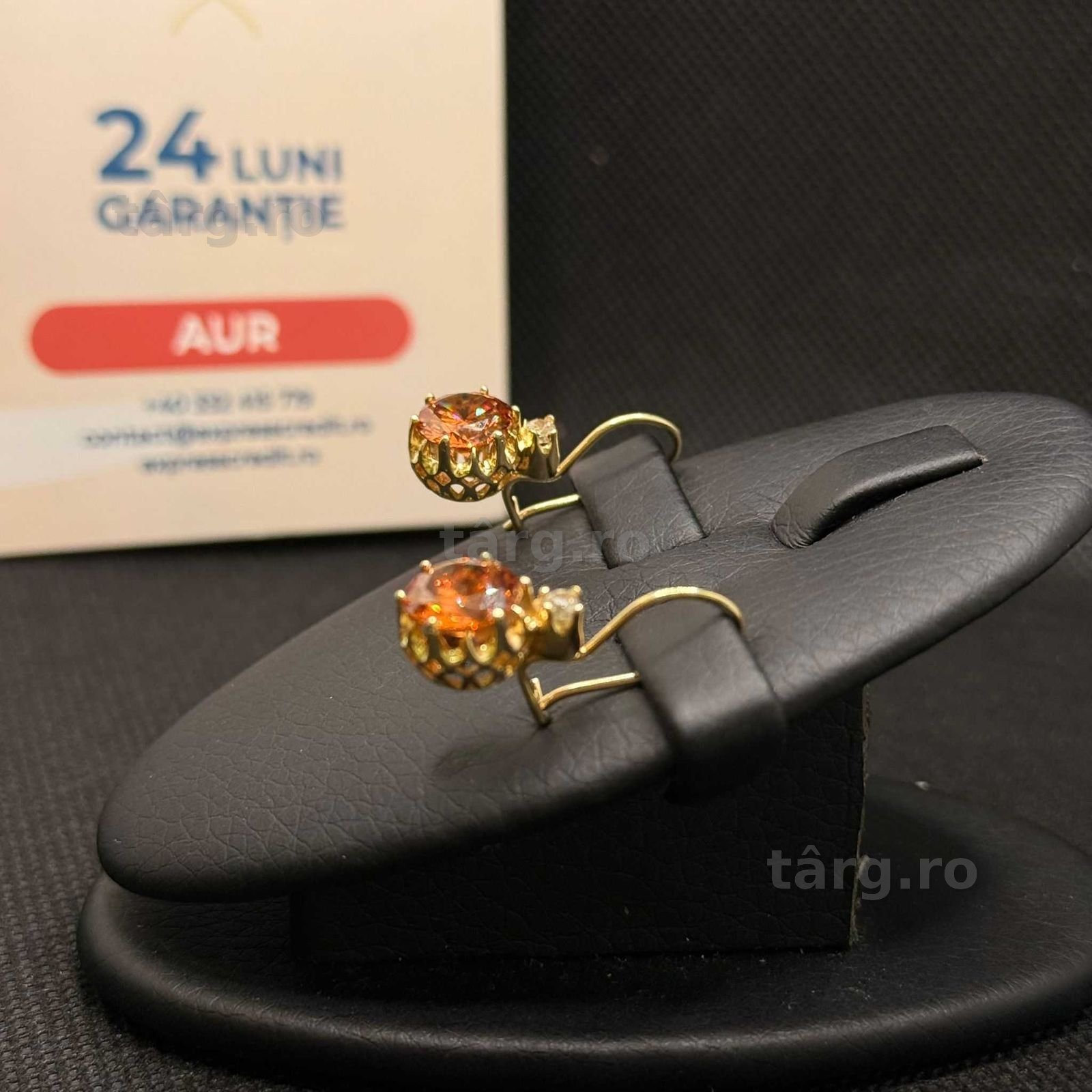 Cercei aur 14K 4.71g (AG15 Gara 1 B33349.5) Garantie 2 ani! 3