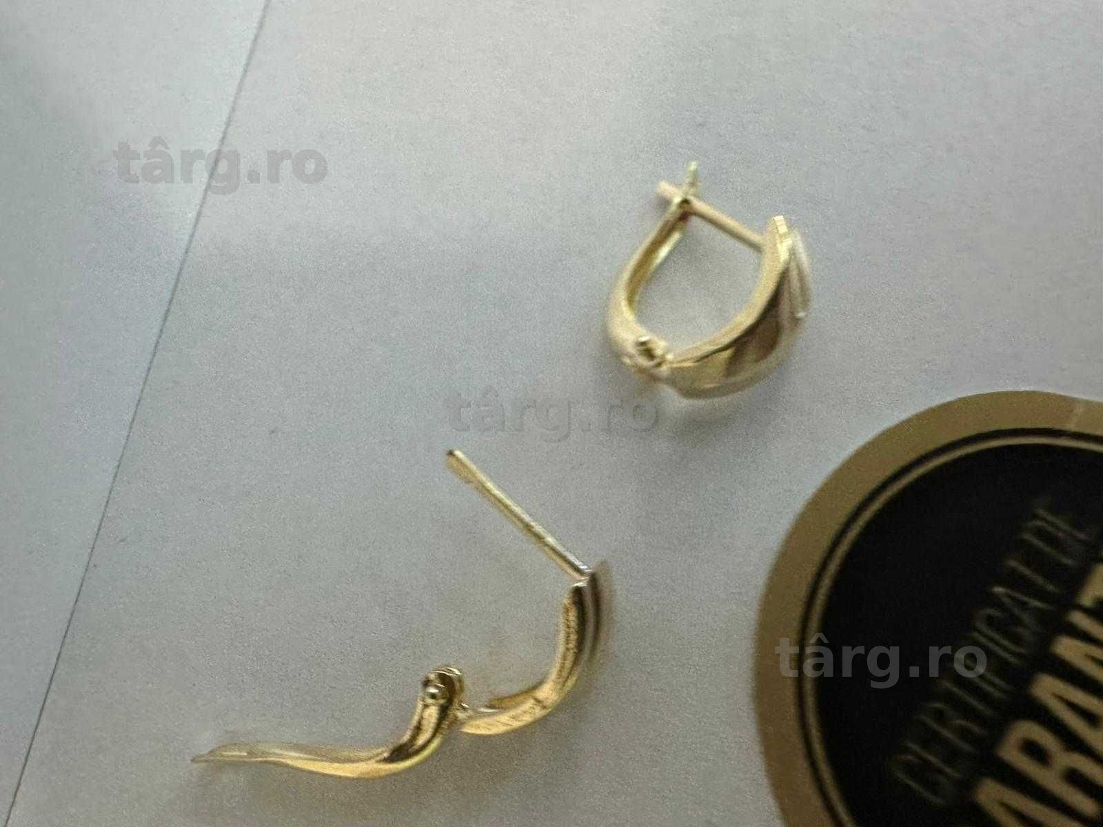 Cercei Aur 14k, 1,51 g (ECA 39 / B.18610.1)-Garantie 2 ani! 2