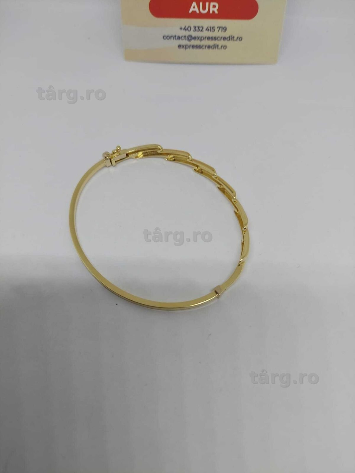Bratara aur 14k 5.56gr [35461.1/30 Pacurari 2] Garantie 2 ani! 4