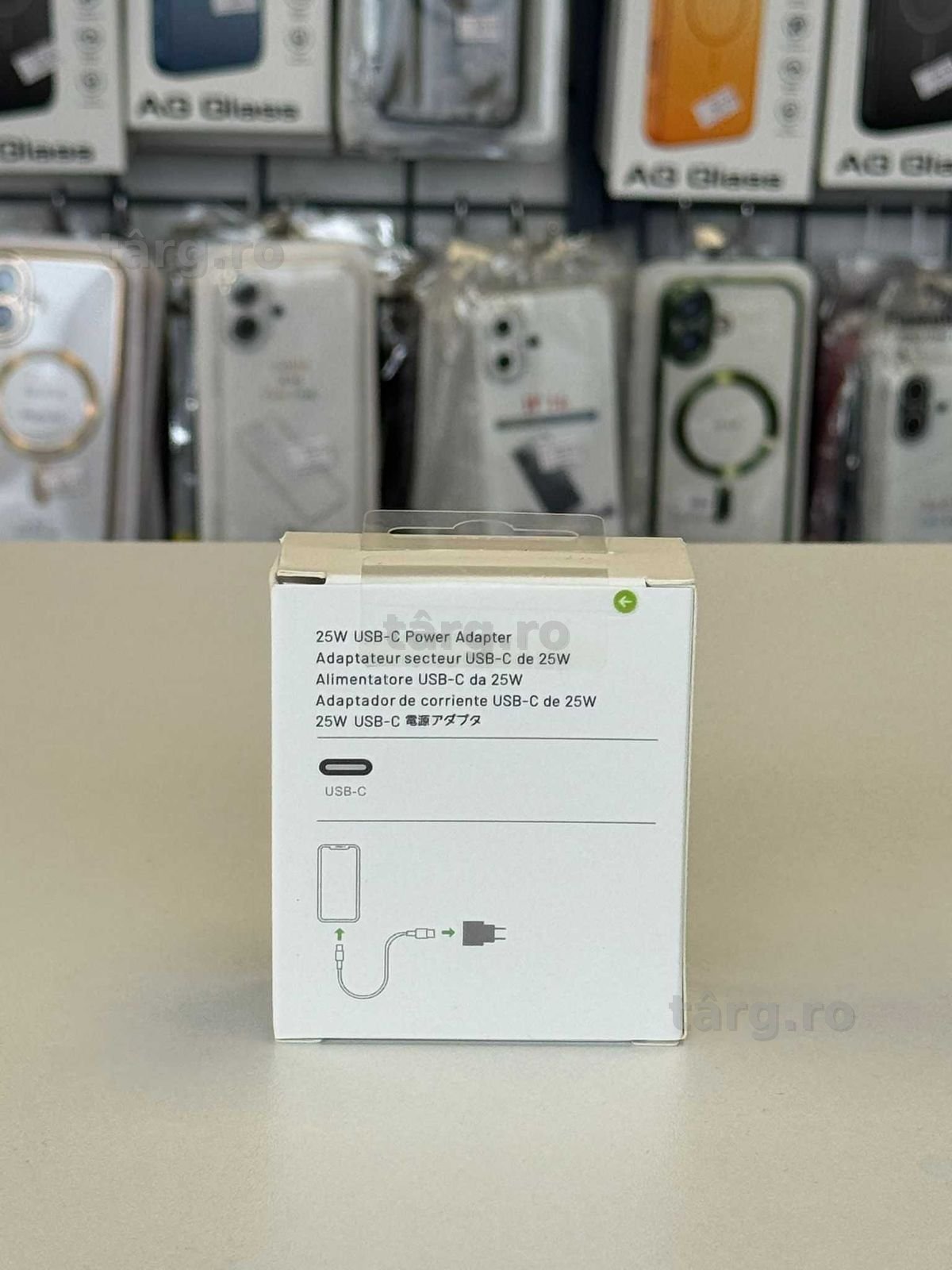 Adaptor de priza USB C, incarcare rapida, 25w 2