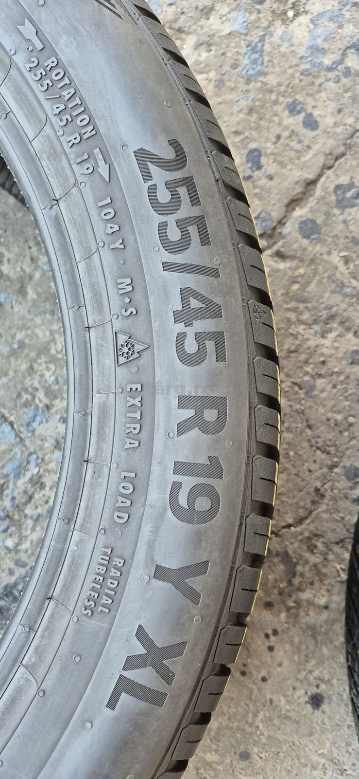 4 anvelope M+S ca noi 255/45/19,doua Continental 2022,doua Goodyear 2023.Pretul este pe bucata. 8