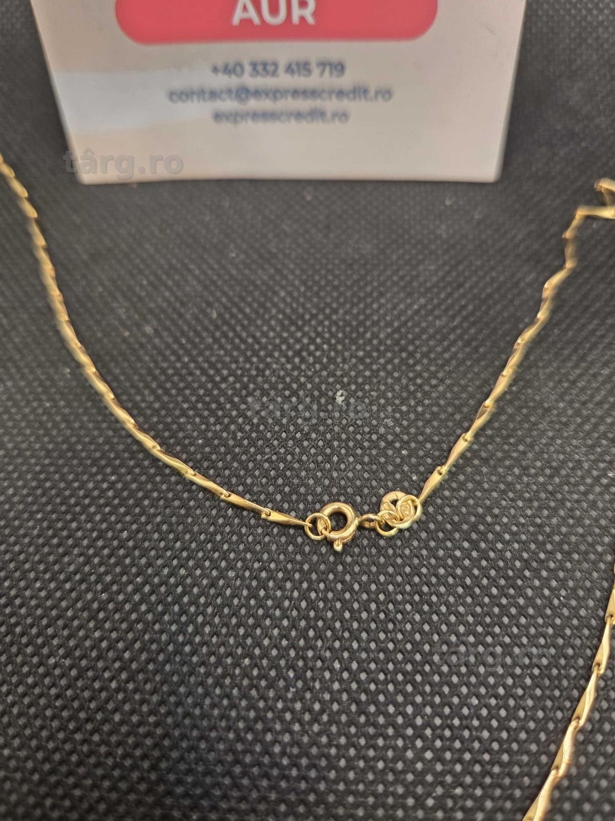 Lant aur 18K 4.59g (50081.2 Ag11 Piata Nicolina) Garantie 2 ani! 3
